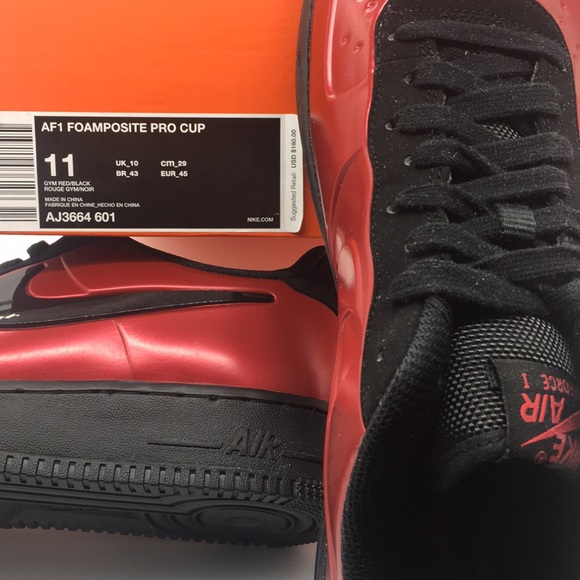 Nike AF1 Foamposite Pro Cup gum red/black - Picture 3 of 8